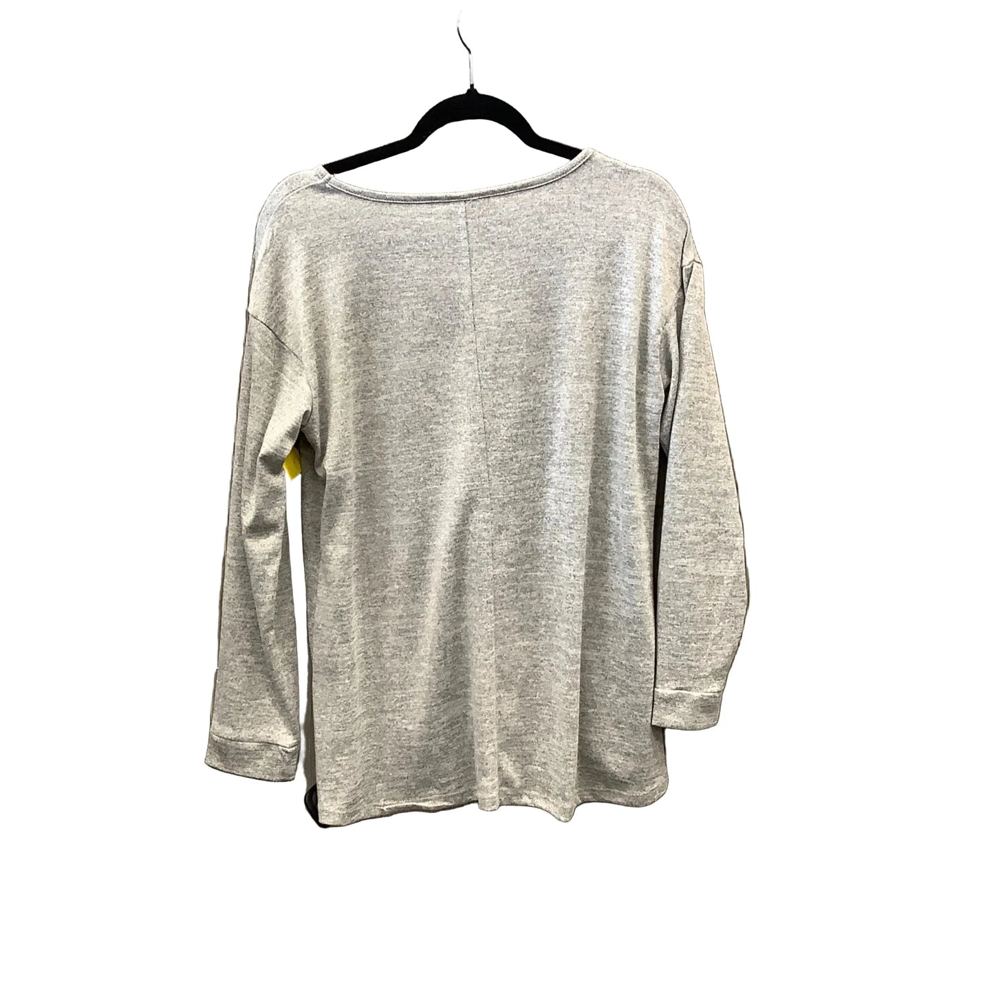 Top Long Sleeve By Christopher And Banks In Grey, Size: M