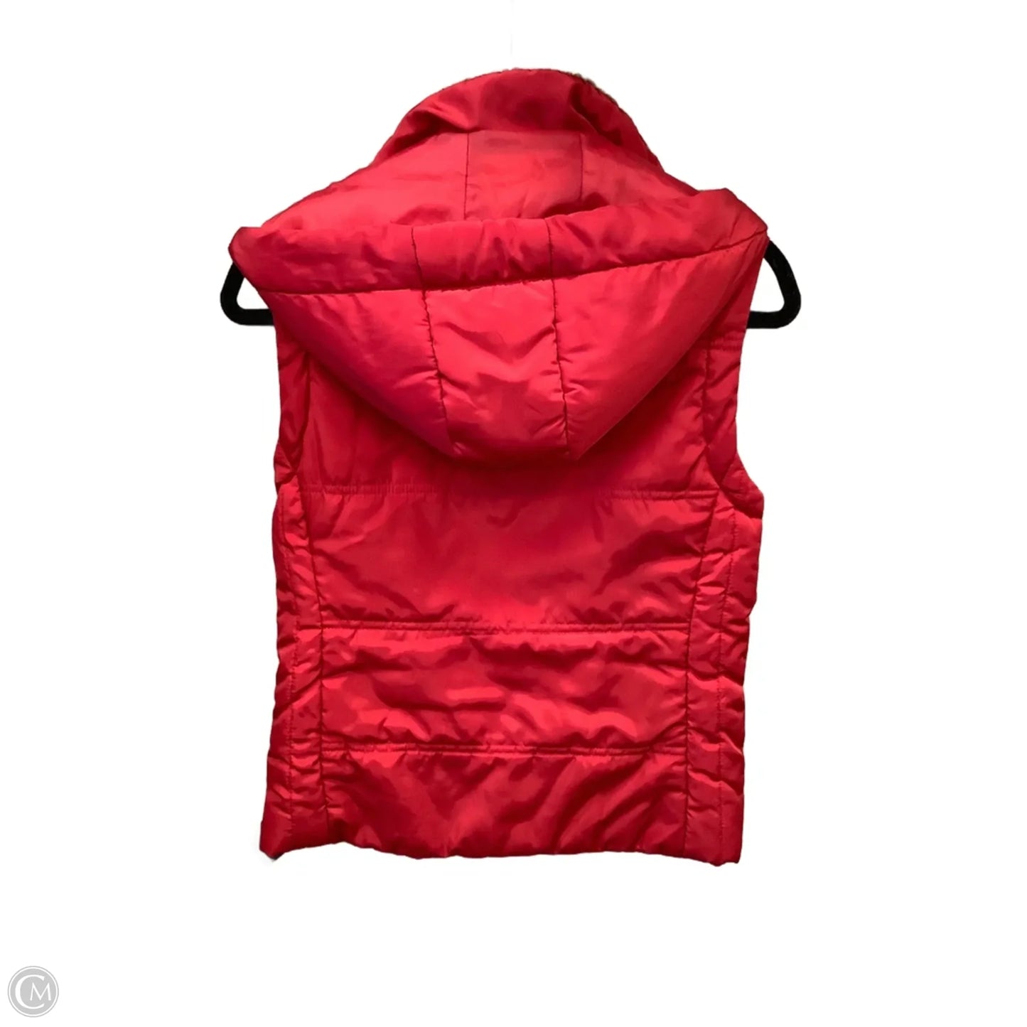 Vest Puffer & Quilted By Zenana In Red, Size: S