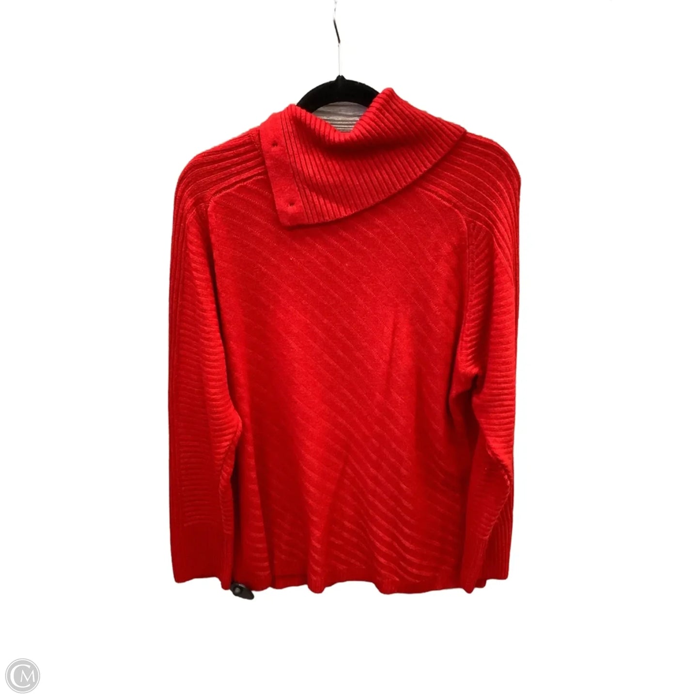 Sweater By Liz Claiborne In Red, Size: Xl