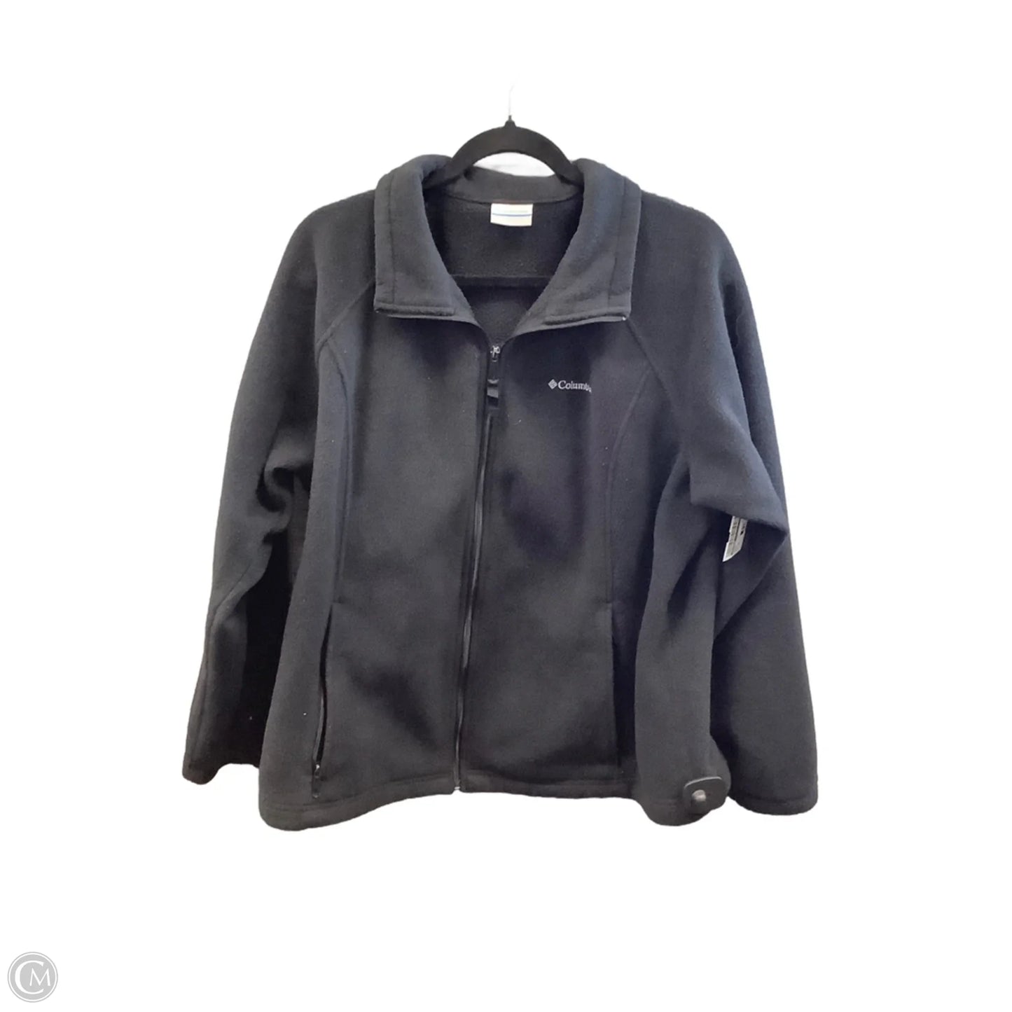 Jacket Fleece By Columbia In Black, Size: 2x