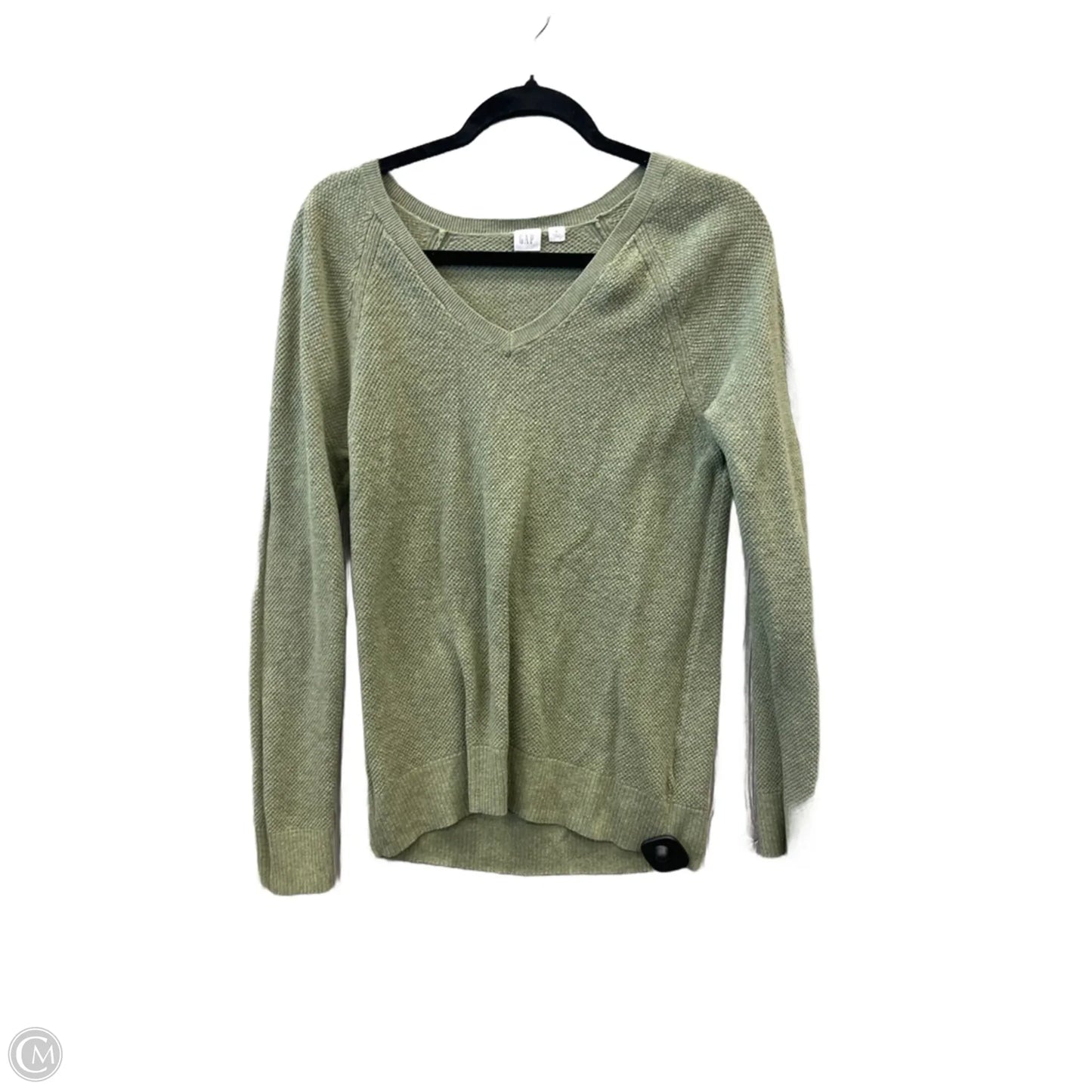 Top Long Sleeve By Gap In Green, Size: M