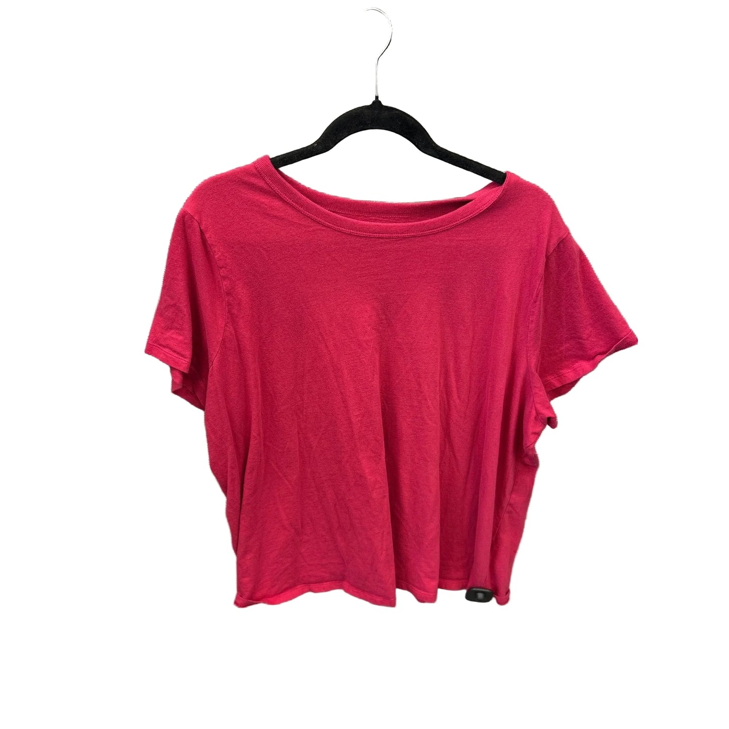 Top Short Sleeve Basic By Old Navy In Pink, Size: 2x