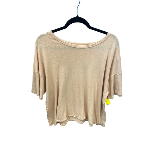 Top Short Sleeve By American Eagle In Orange, Size: L