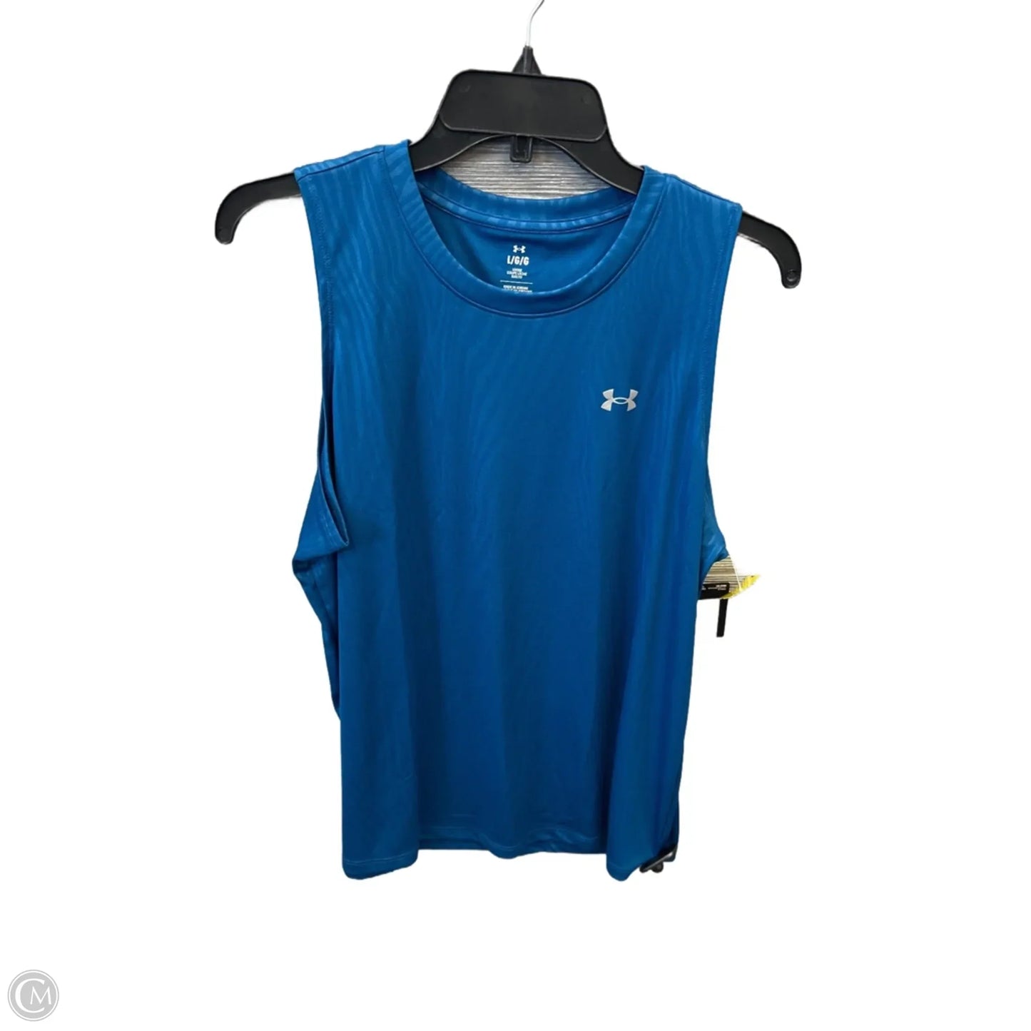 Athletic Tank Top By Under Armour In Blue, Size: L
