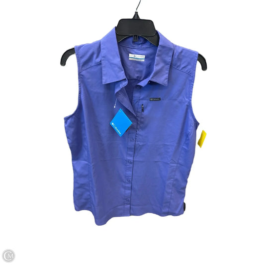 Top Sleeveless By Columbia In Blue, Size: L