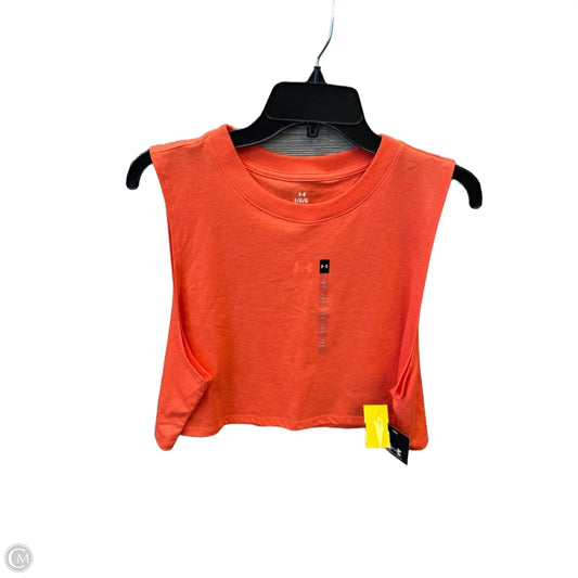 Athletic Tank Top By Under Armour In Orange, Size: L