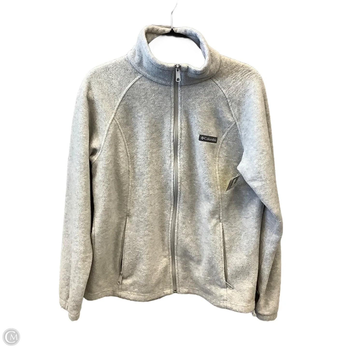 Jacket Fleece By Columbia In Grey, Size: L