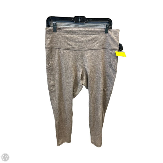Athletic Leggings By Aerie In Brown, Size: Xl