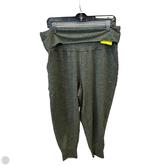 Athletic Leggings By Aerie In Green, Size: L