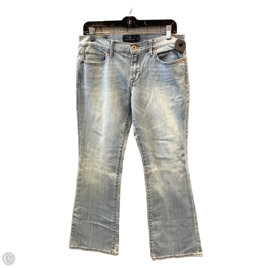 Jeans Cropped By Lucky Brand In Blue Denim, Size: 8