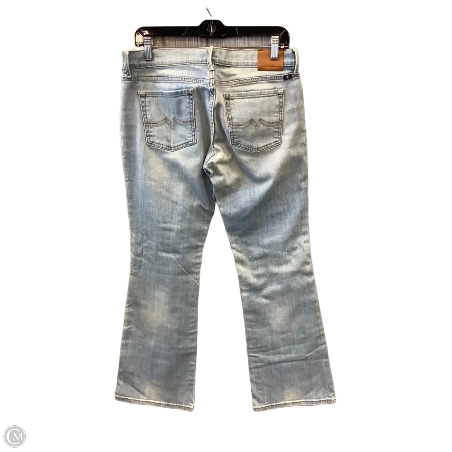 Jeans Cropped By Lucky Brand In Blue Denim, Size: 8