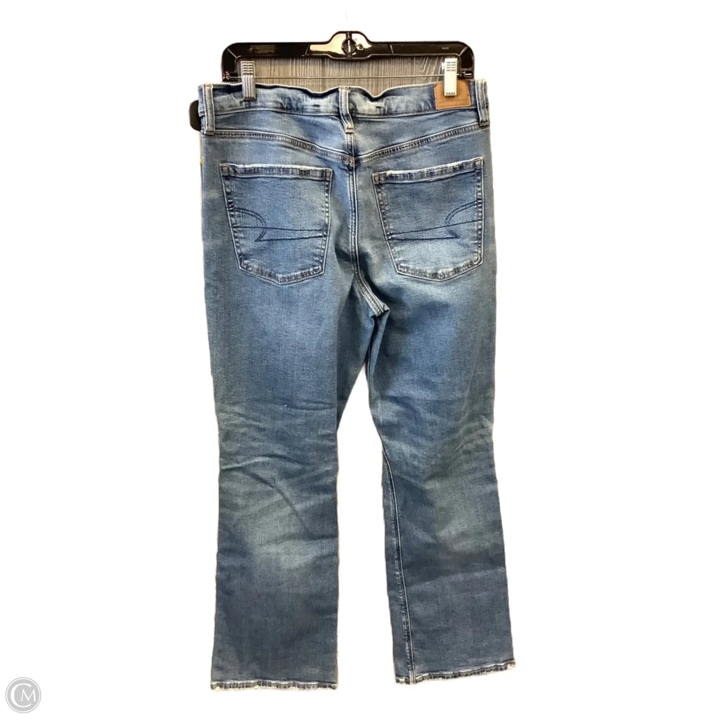 Jeans Boot Cut By American Eagle In Blue Denim, Size: 12