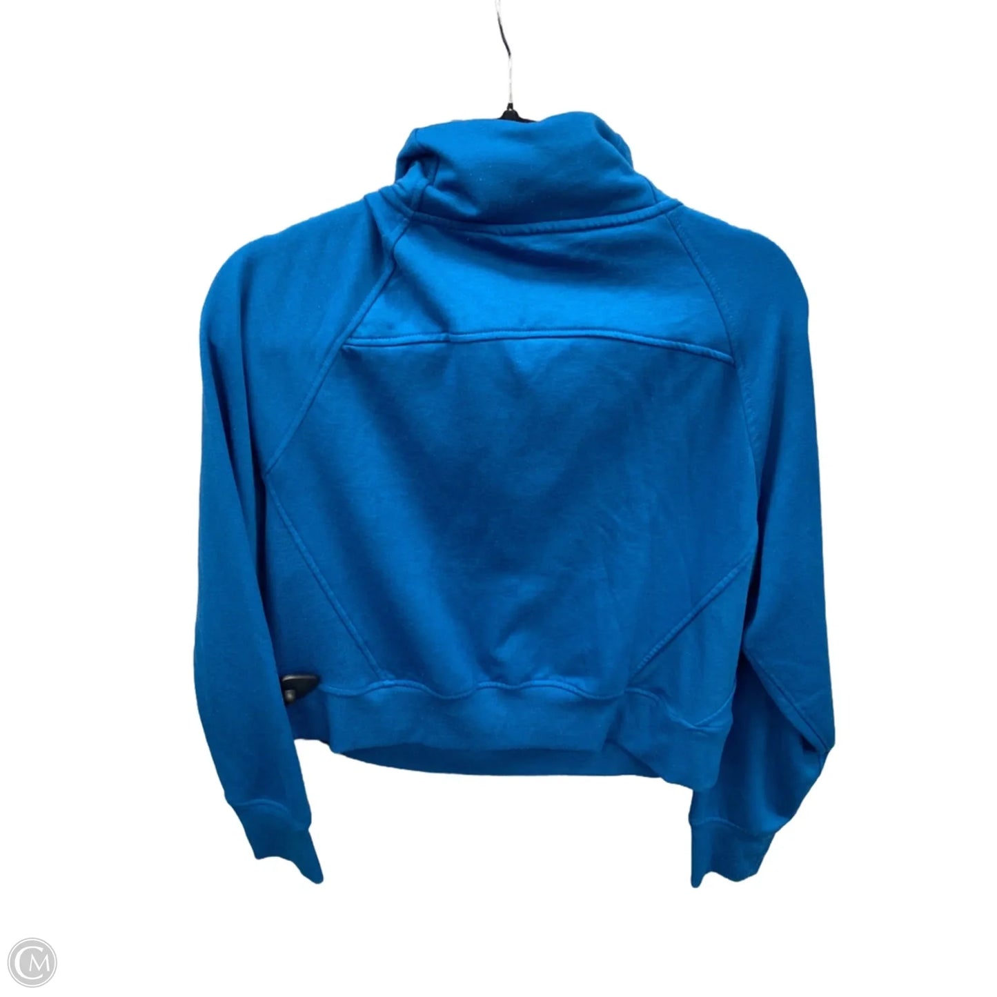 Athletic Sweatshirt Collar By Danskin In Blue, Size: M