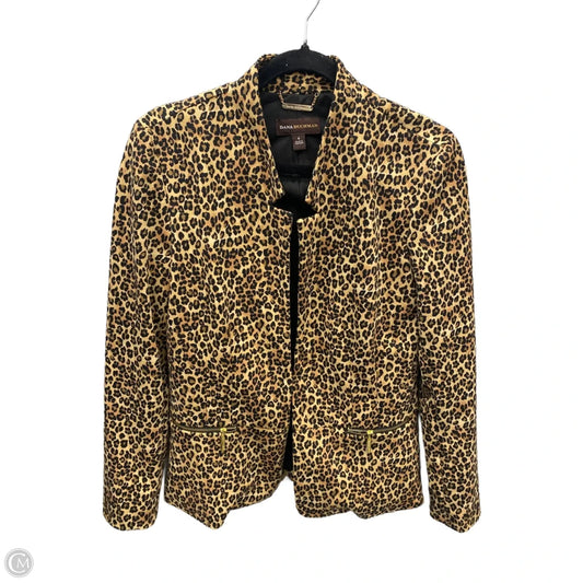 Blazer By Dana Buchman In Animal Print, Size: S