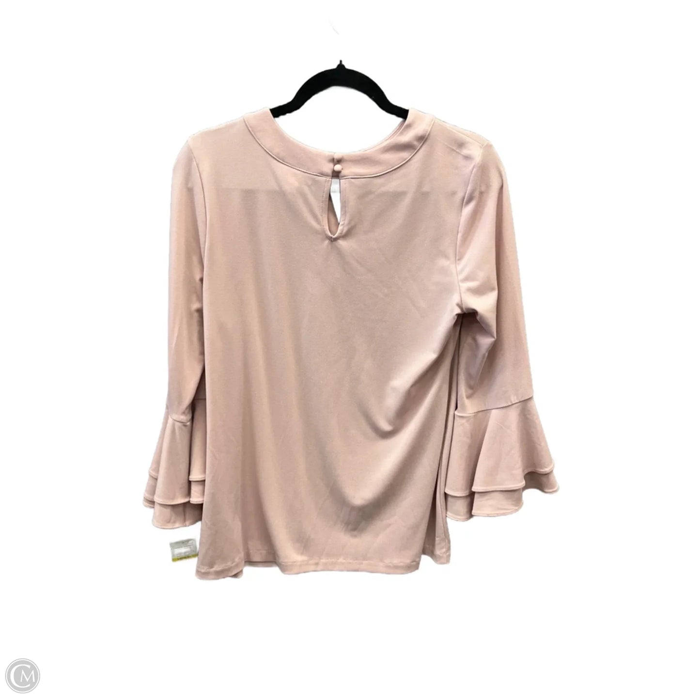 Blouse Long Sleeve By Charter Club In Pink, Size: M