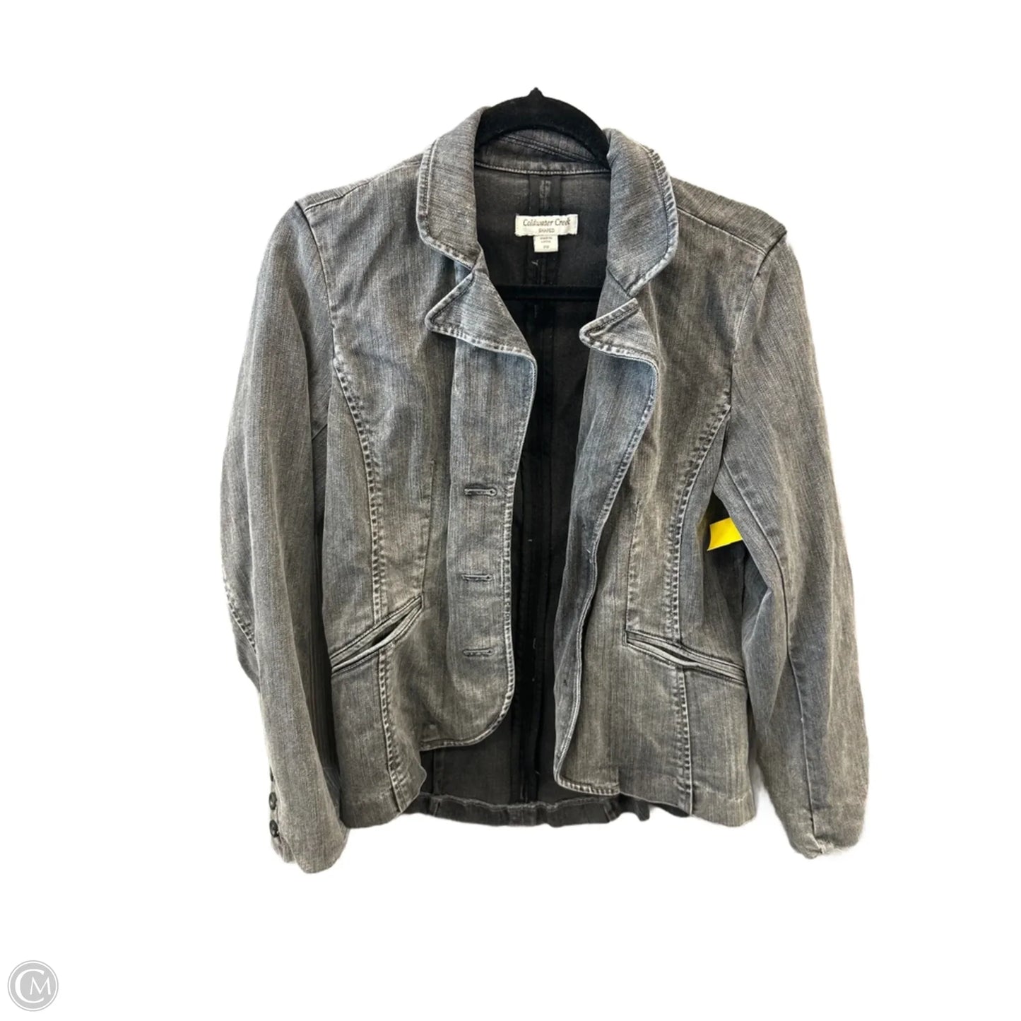 Jacket Denim By Coldwater Creek In Grey Denim, Size: Mp