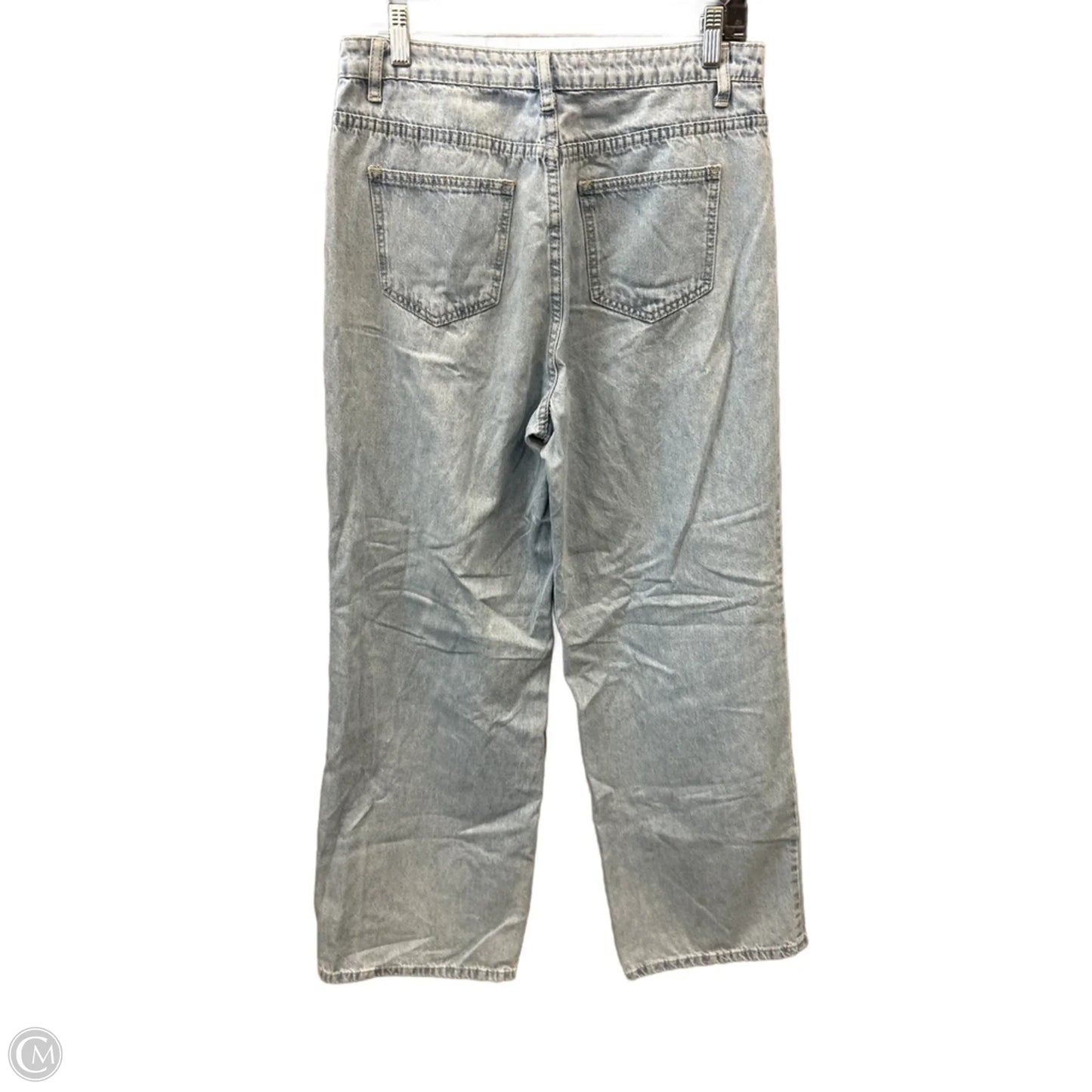 Jeans Straight By Shein In Blue Denim, Size: 12