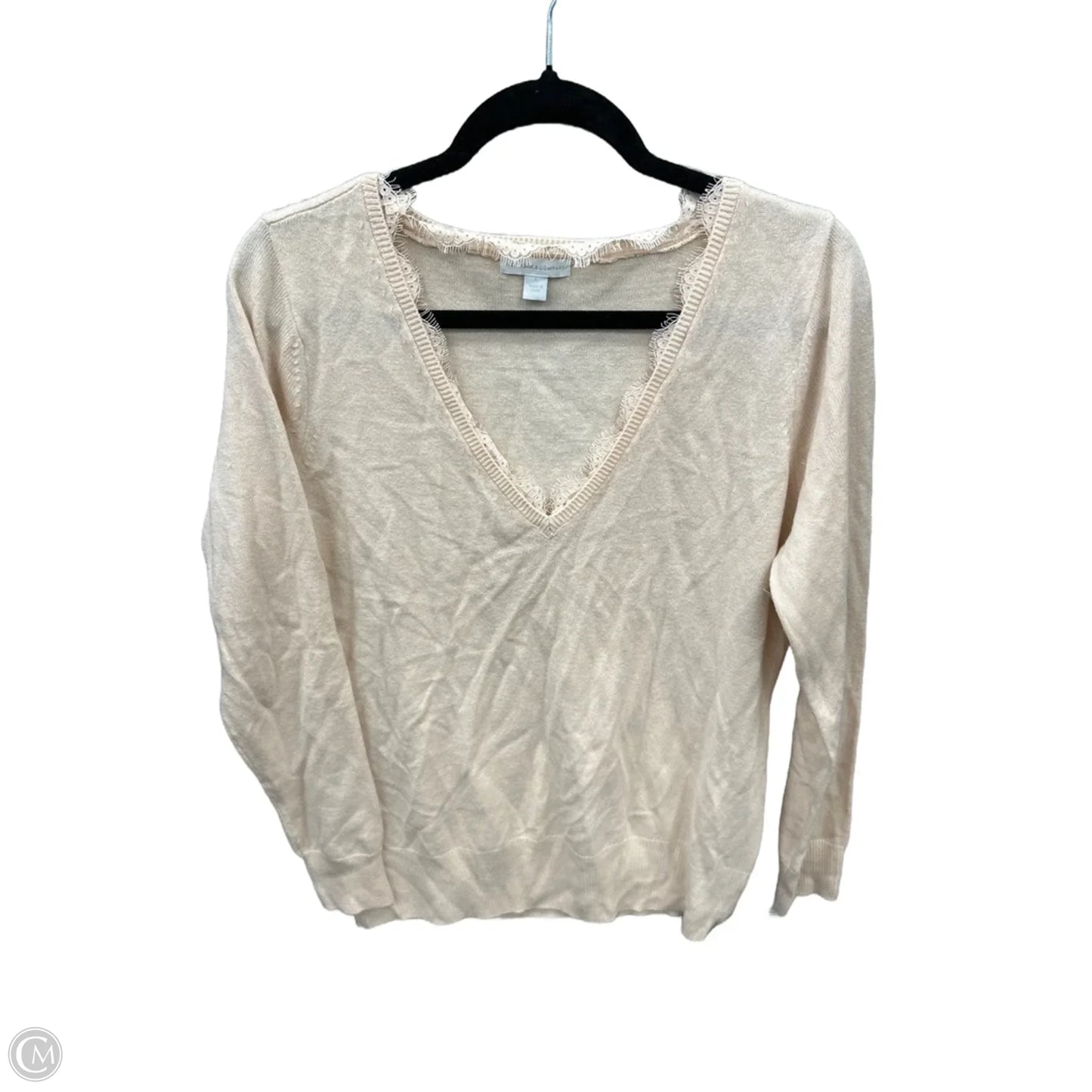 Top Long Sleeve By New York And Co In Pink, Size: L