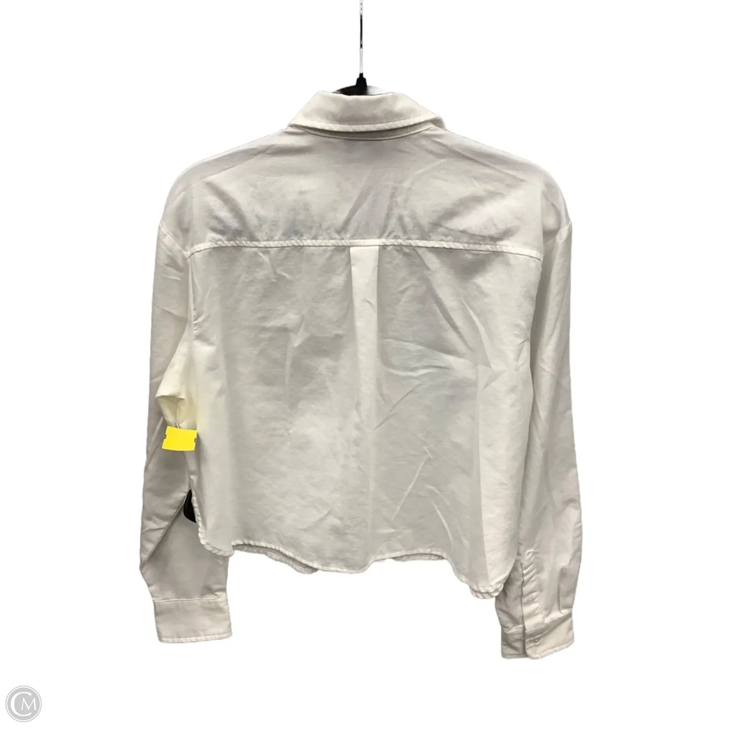 Top Long Sleeve By Old Navy In White, Size: M