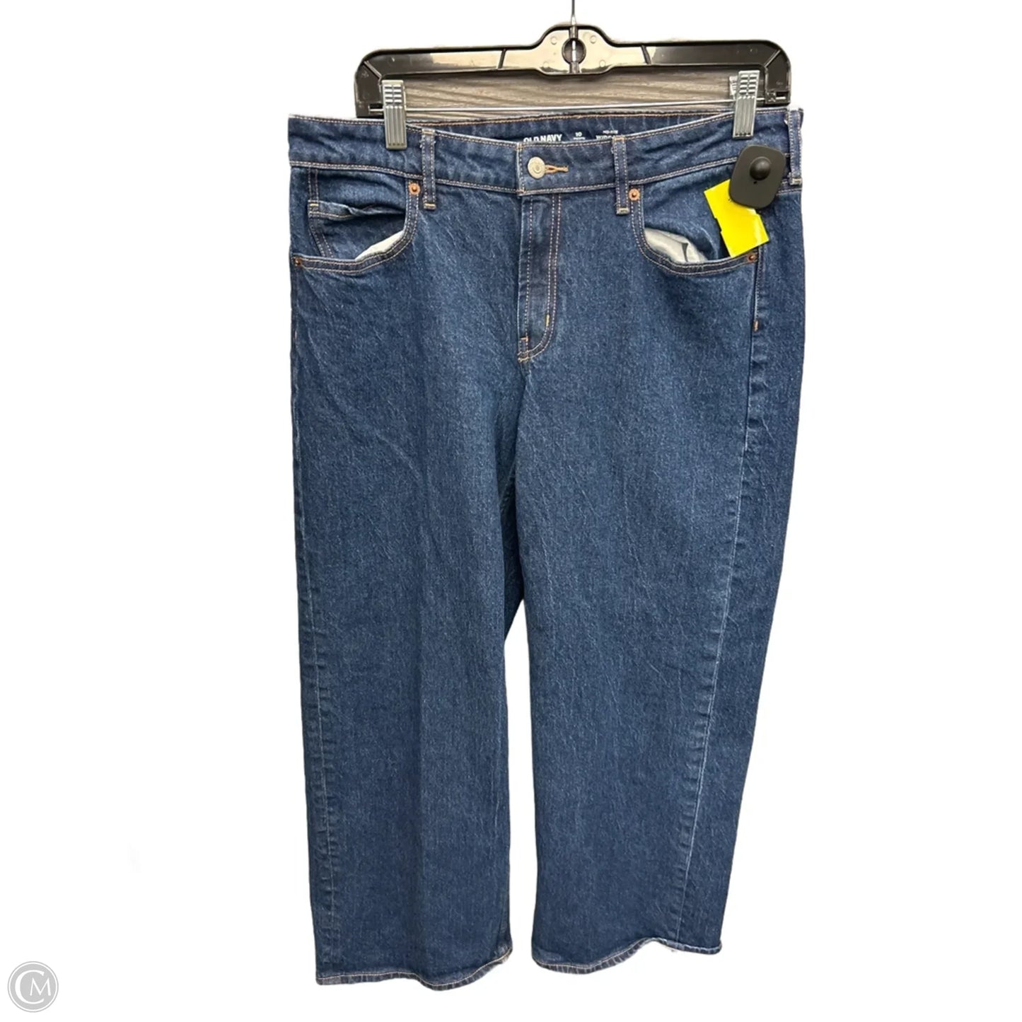 Jeans Wide Leg By Old Navy In Blue Denim, Size: 10p