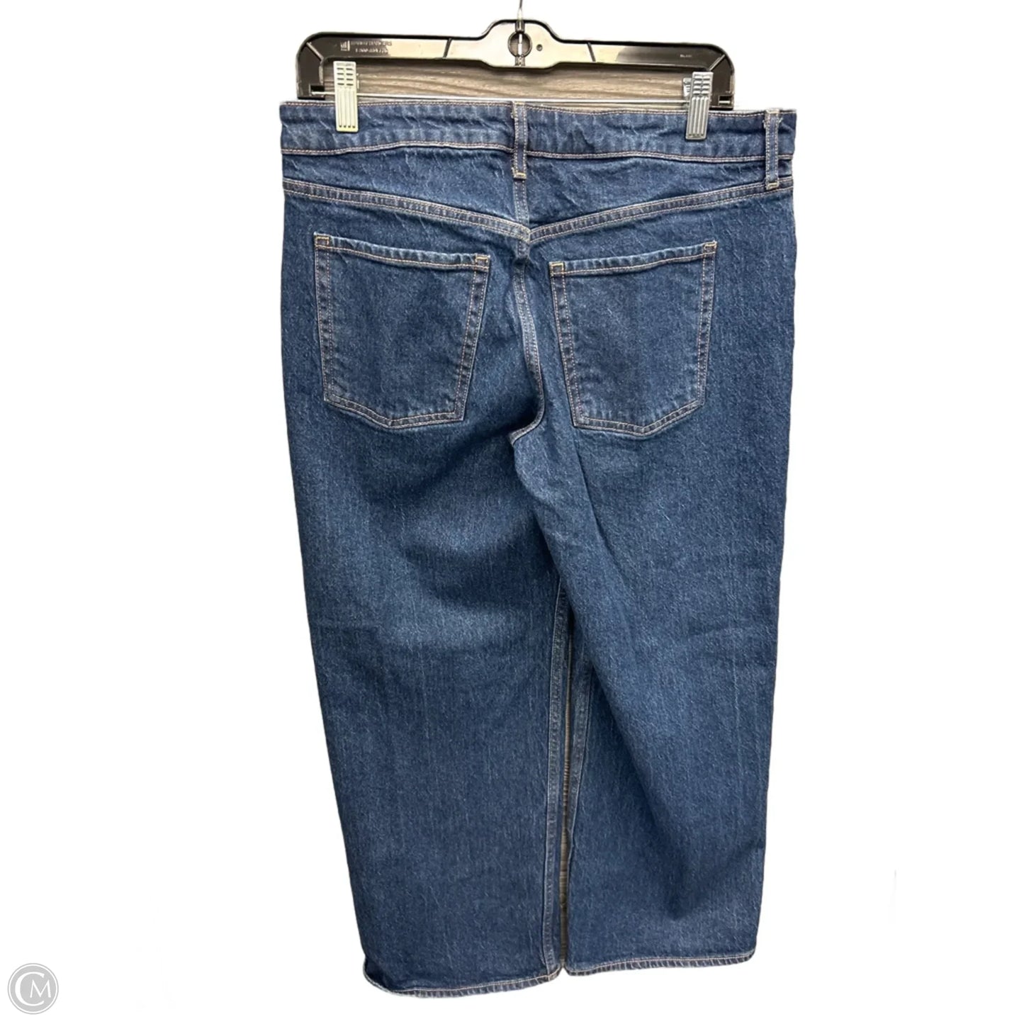 Jeans Wide Leg By Old Navy In Blue Denim, Size: 10p