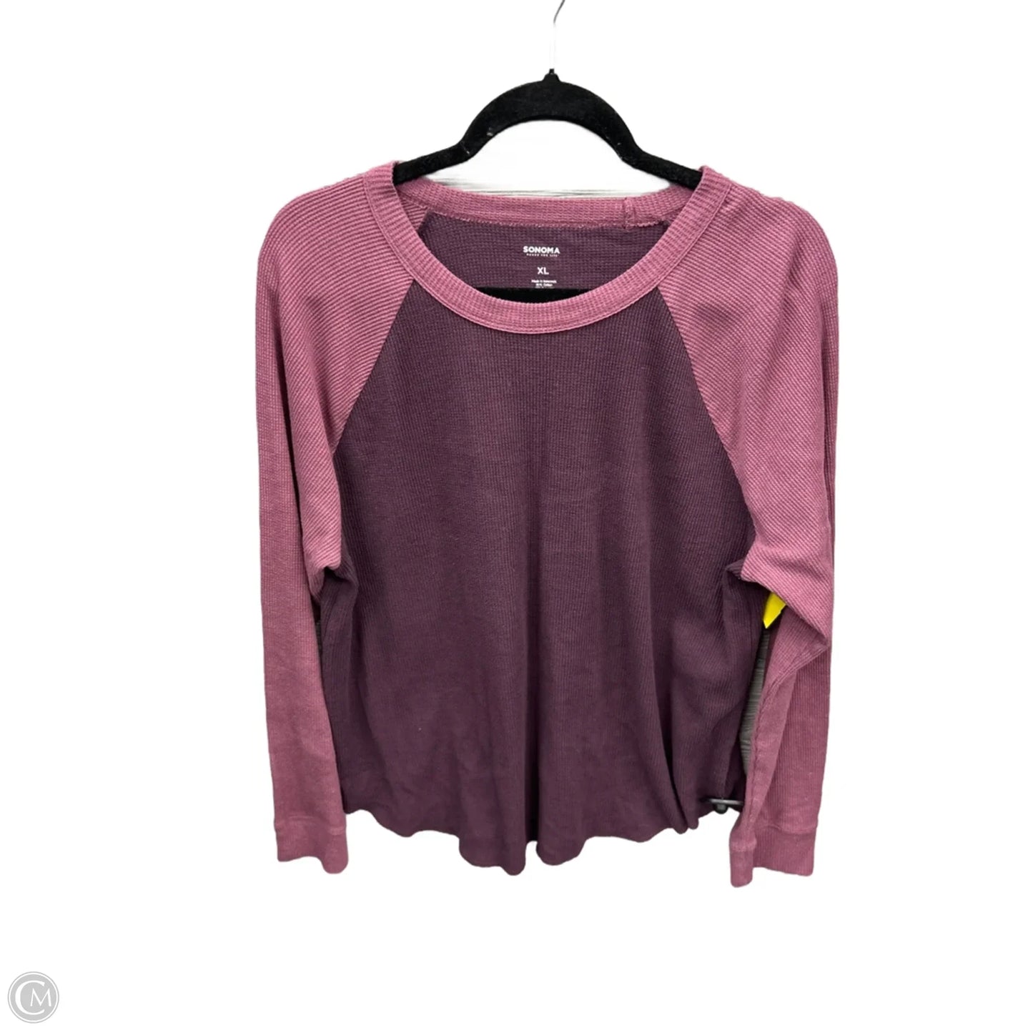 Top Long Sleeve By Sonoma In Purple, Size: Xl