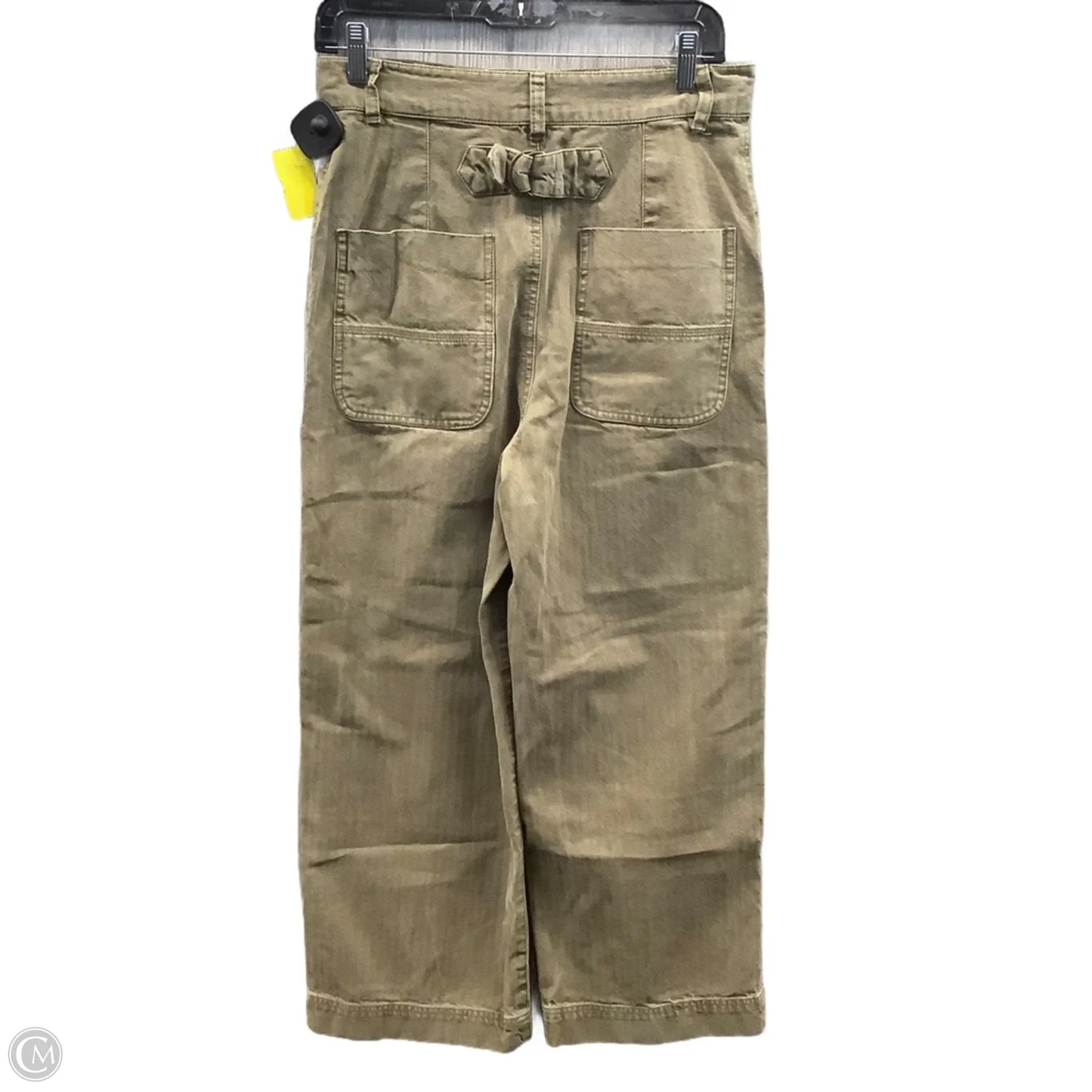 Jeans Wide Leg By Free People In Green, Size: 6