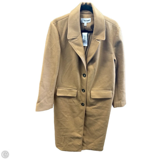Coat Trench Coat By The Drop In Tan, Size: S