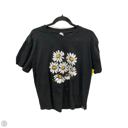 Top Short Sleeve By Clothes Mentor In Black, Size: Xxl