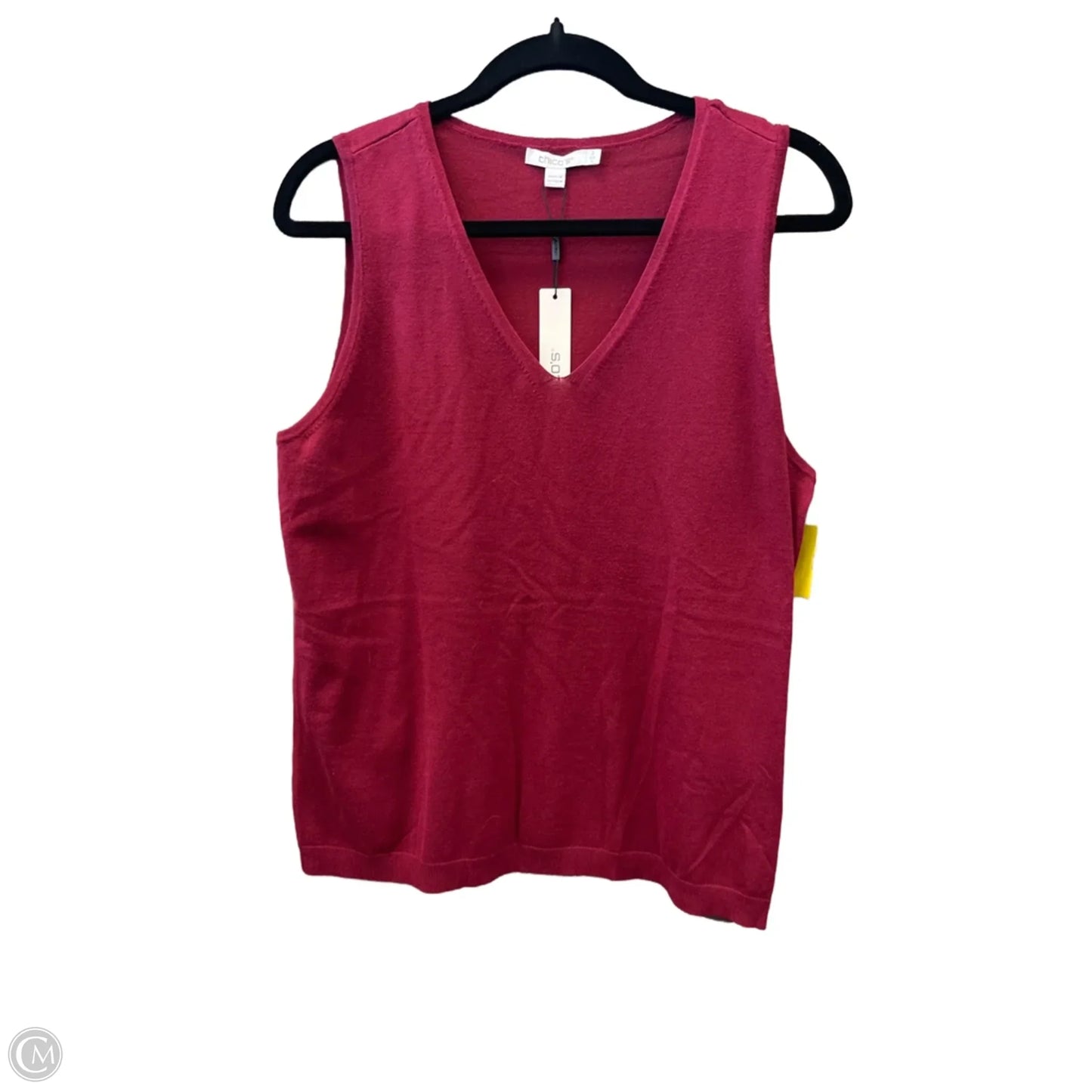 Tank Top By Chicos In Red, Size: L