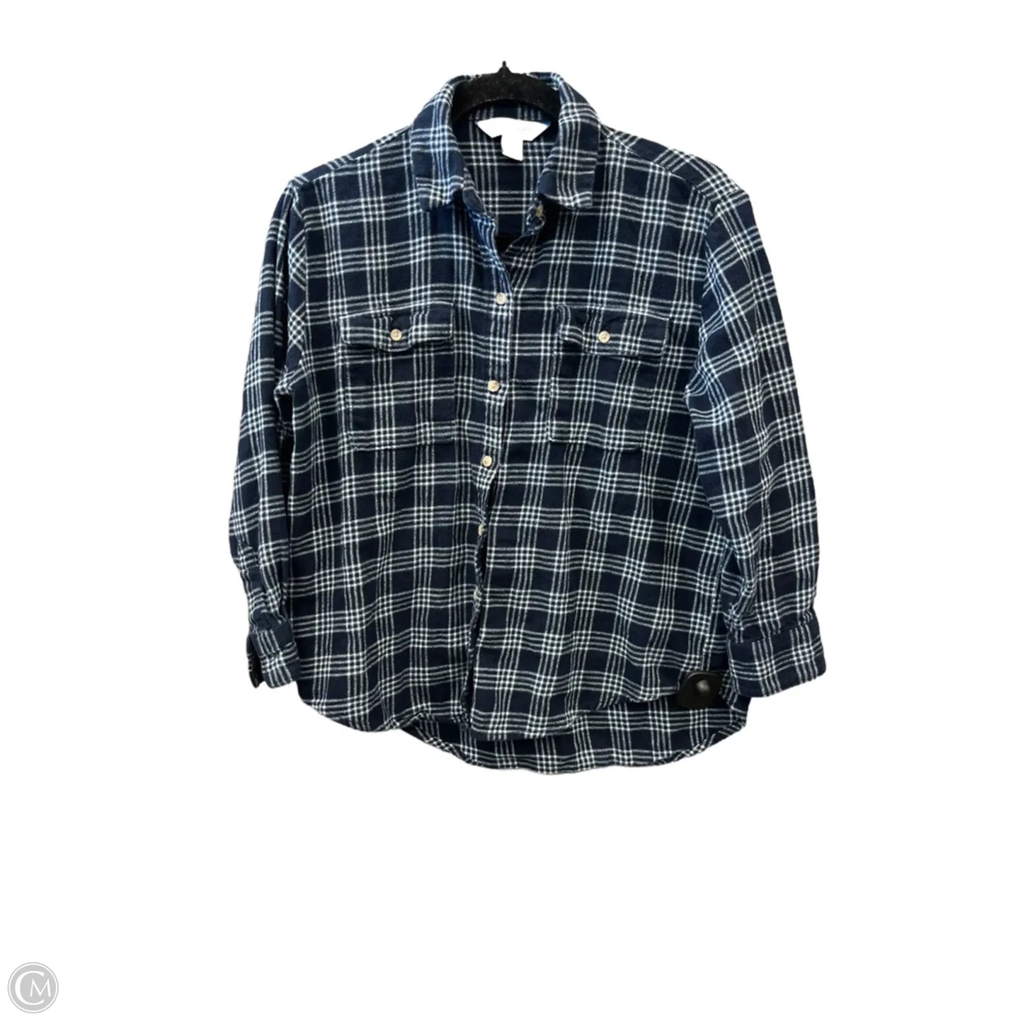 Top Long Sleeve By Old Navy In Blue, Size: Xsp