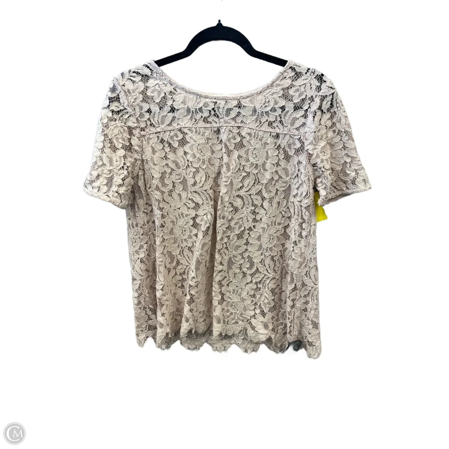 Top Short Sleeve By Loft In Pink, Size: S