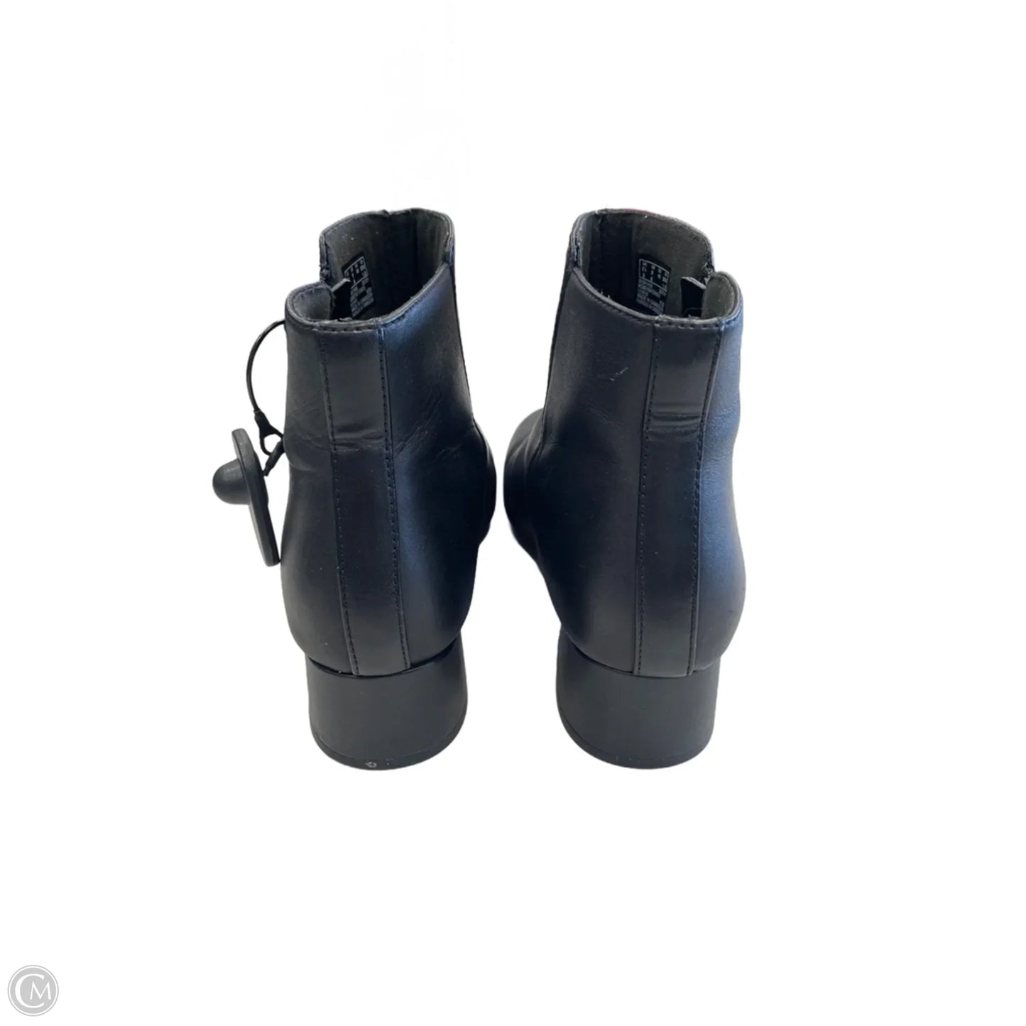 Boots Ankle Heels By Clarks In Black, Size: 9