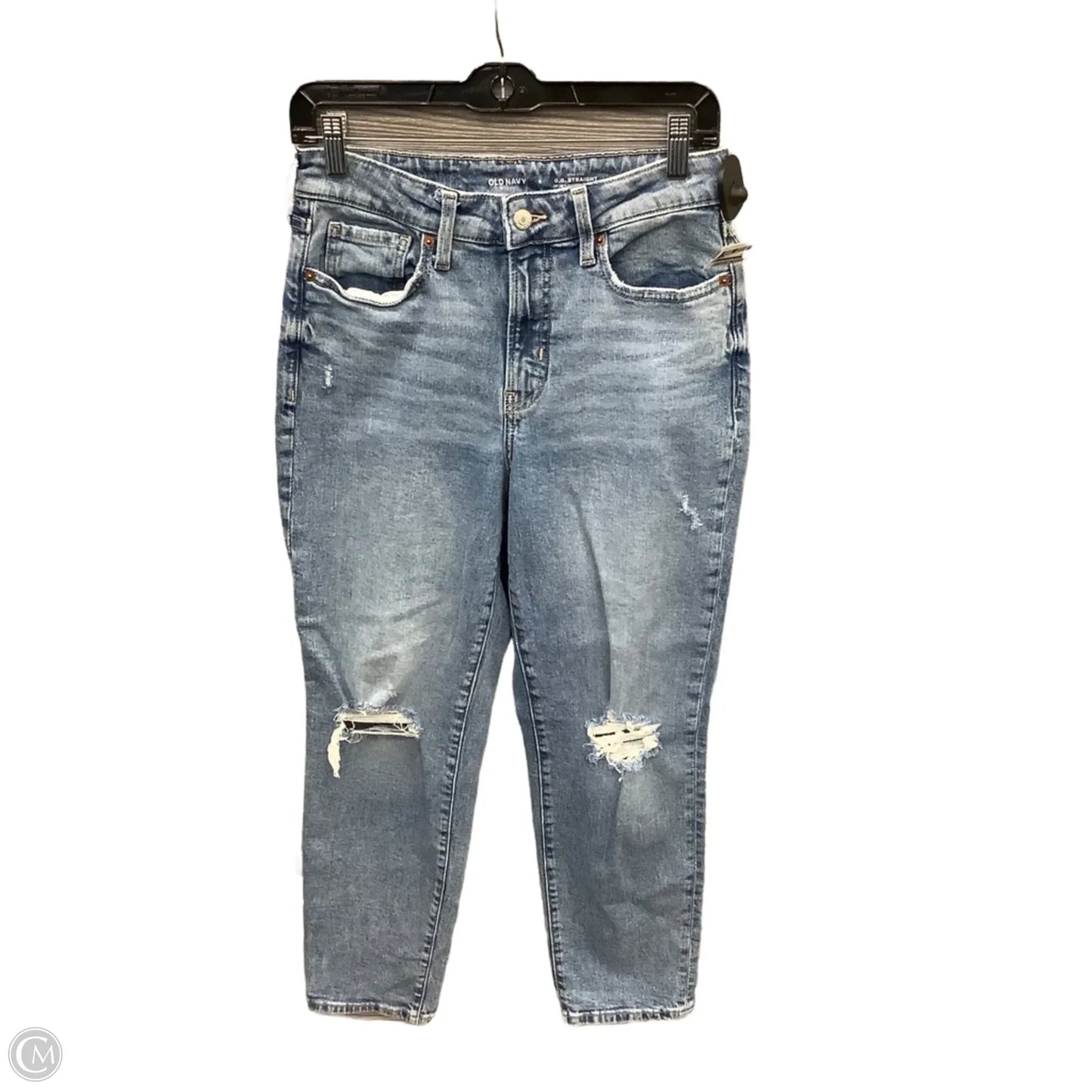 Jeans Straight By Old Navy In Blue Denim, Size: 6