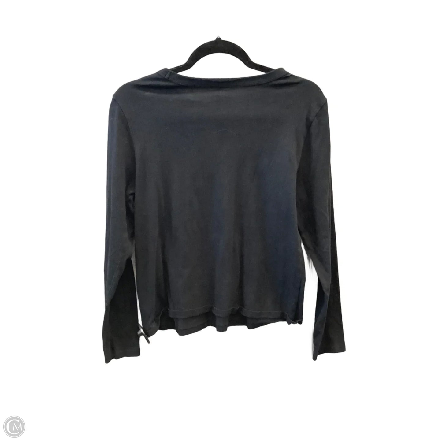 Top Long Sleeve Basic By Old Navy In Black, Size: M