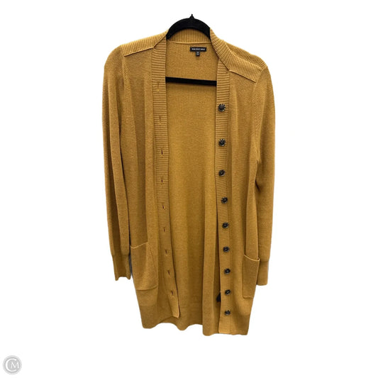 Cardigan By Who What Wear In Gold, Size: M