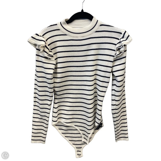 Bodysuit By Gilli In Striped Pattern, Size: M