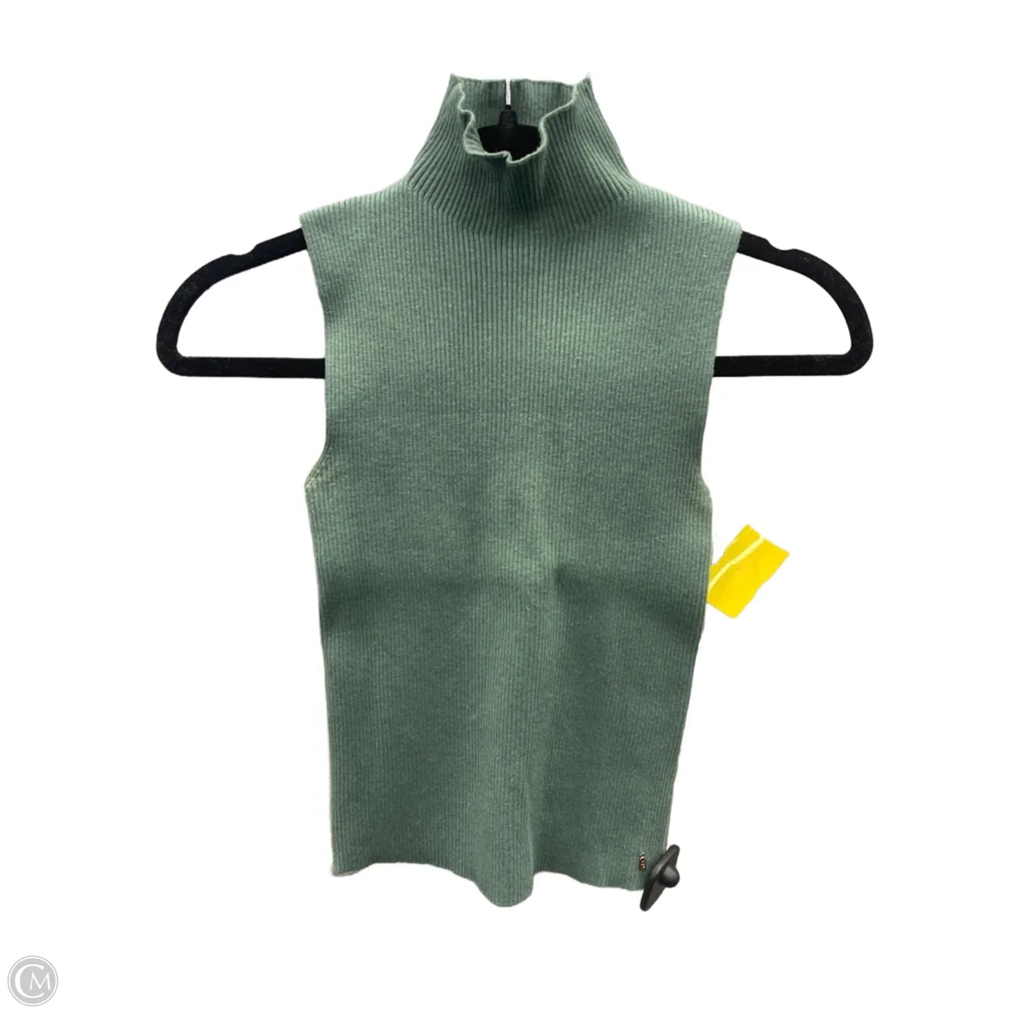Top Sleeveless By Clothes Mentor In Green, Size: S