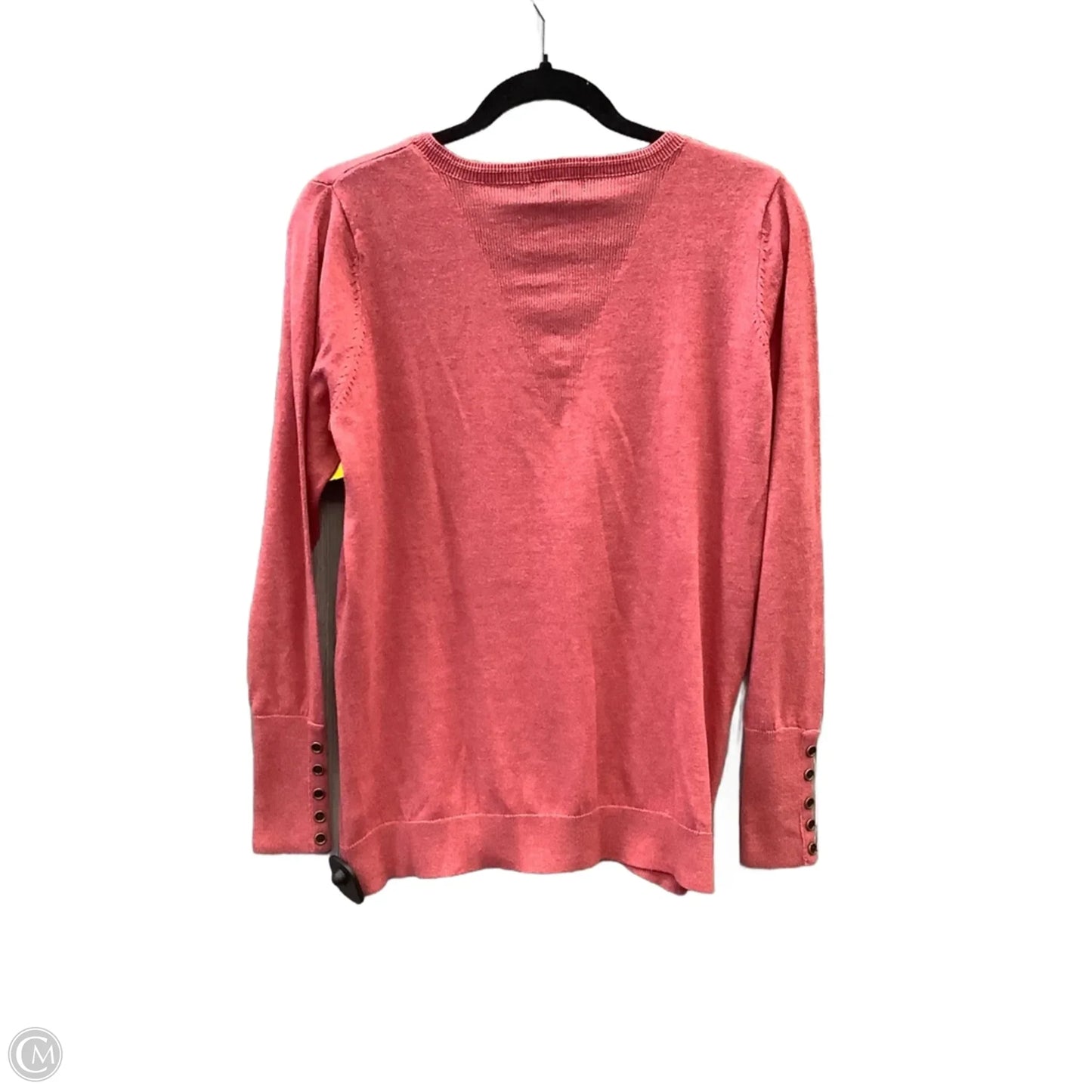 Top Long Sleeve By Ana In Red, Size: L