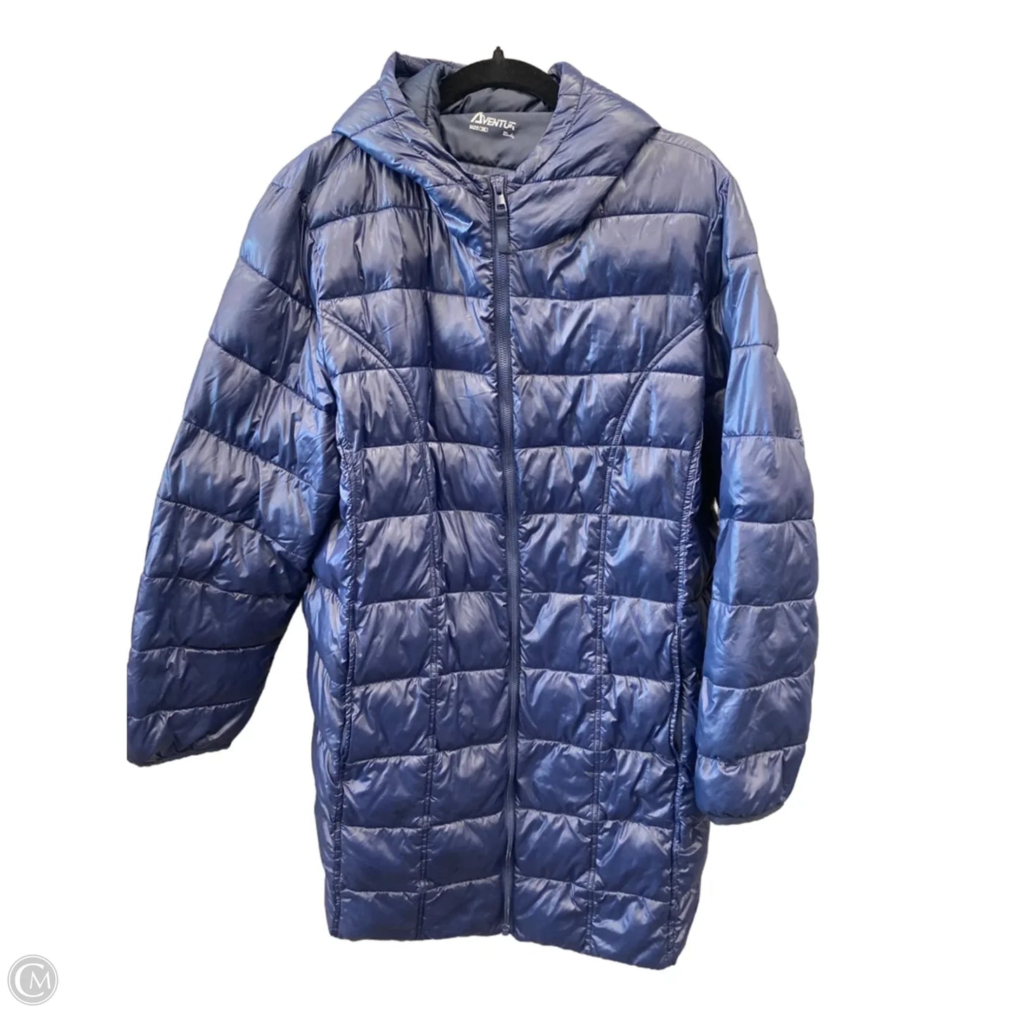 Coat Puffer & Quilted By Aventura In Navy, Size: Xxl