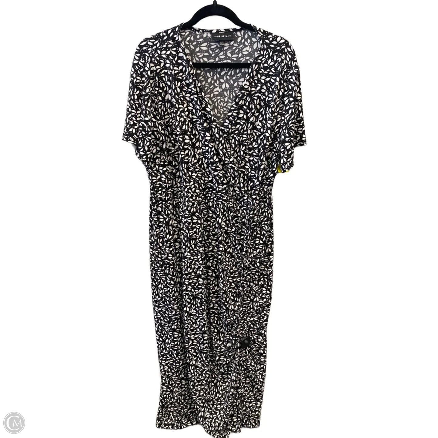 Dress Casual Maxi By Lane Bryant In Black & White, Size: 1x