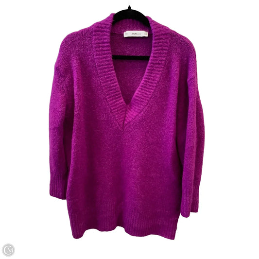 Sweater By Zara In Purple, Size: M