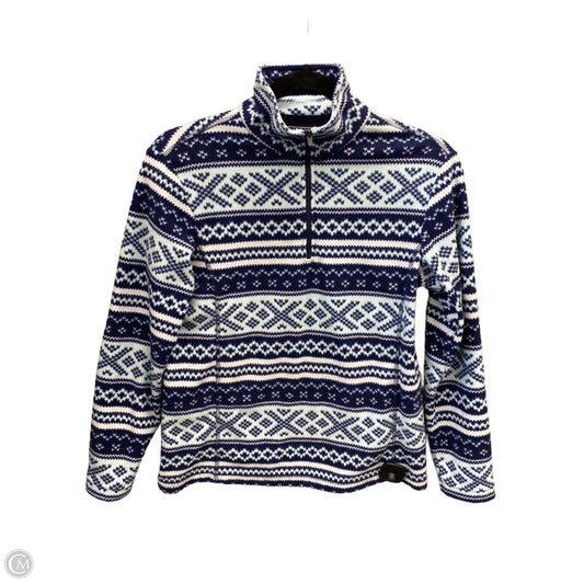 Sweatshirt Collar By Lands End In Blue, Size: Xs
