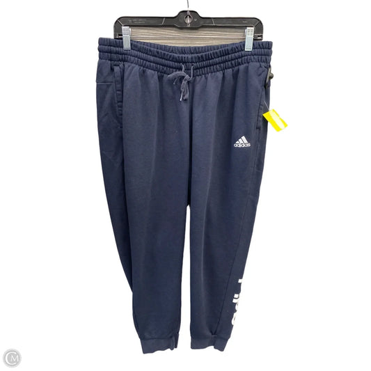 Athletic Pants By Adidas In Blue, Size: 1x