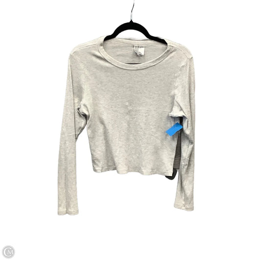 Top Long Sleeve By Divided In Grey, Size: Xl