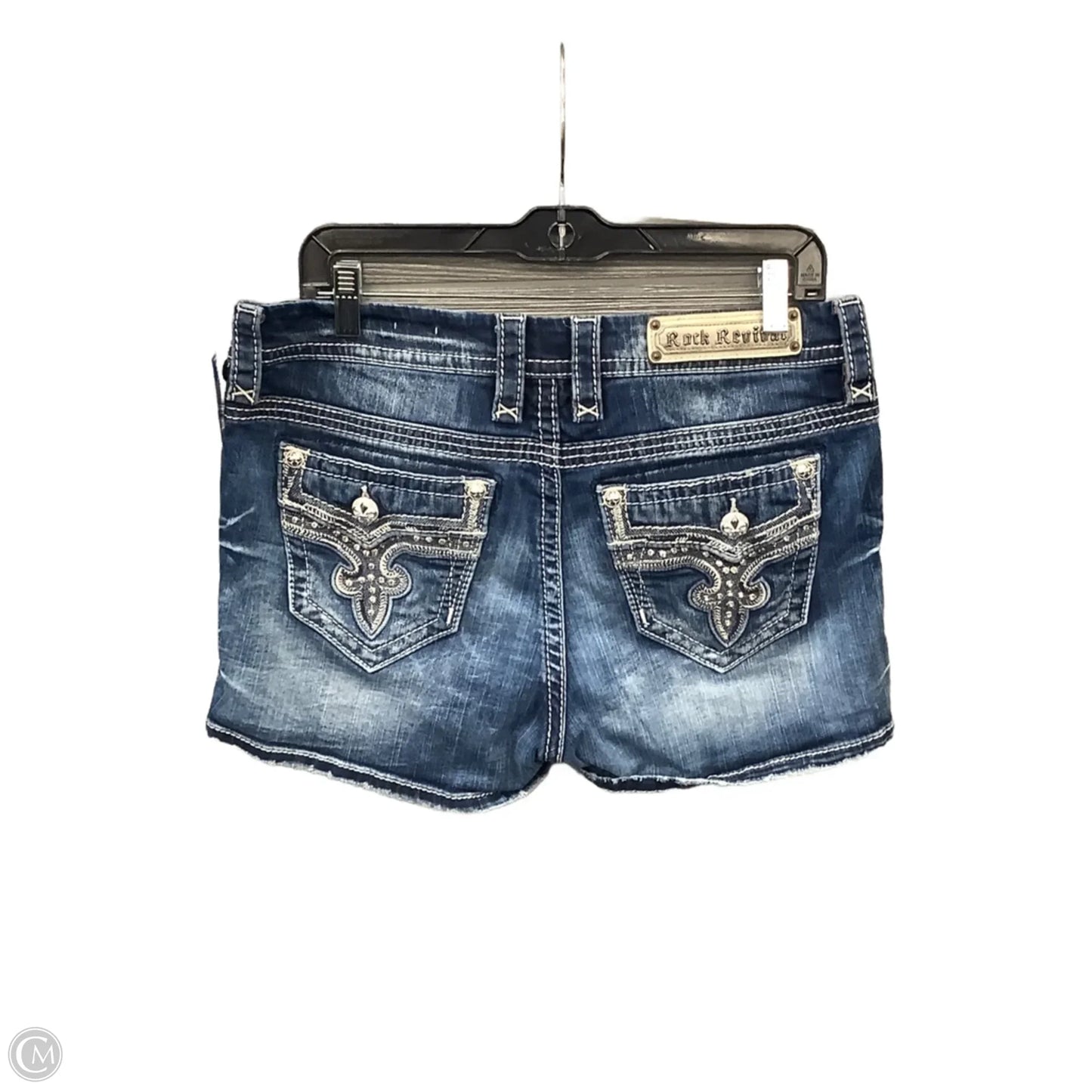 Shorts By Rock Revival In Blue Denim, Size: 10