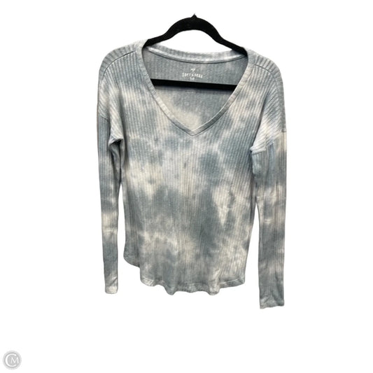 Top Long Sleeve By American Eagle In Blue, Size: S