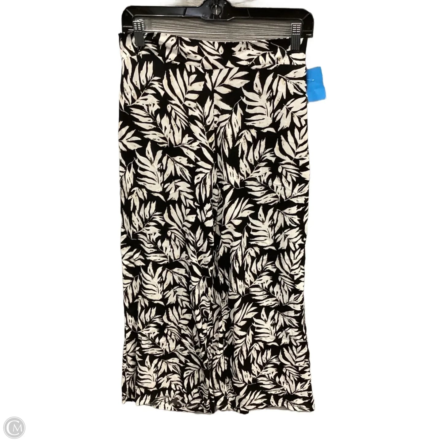 Pants Wide Leg By Contempo In Black & White, Size: 8