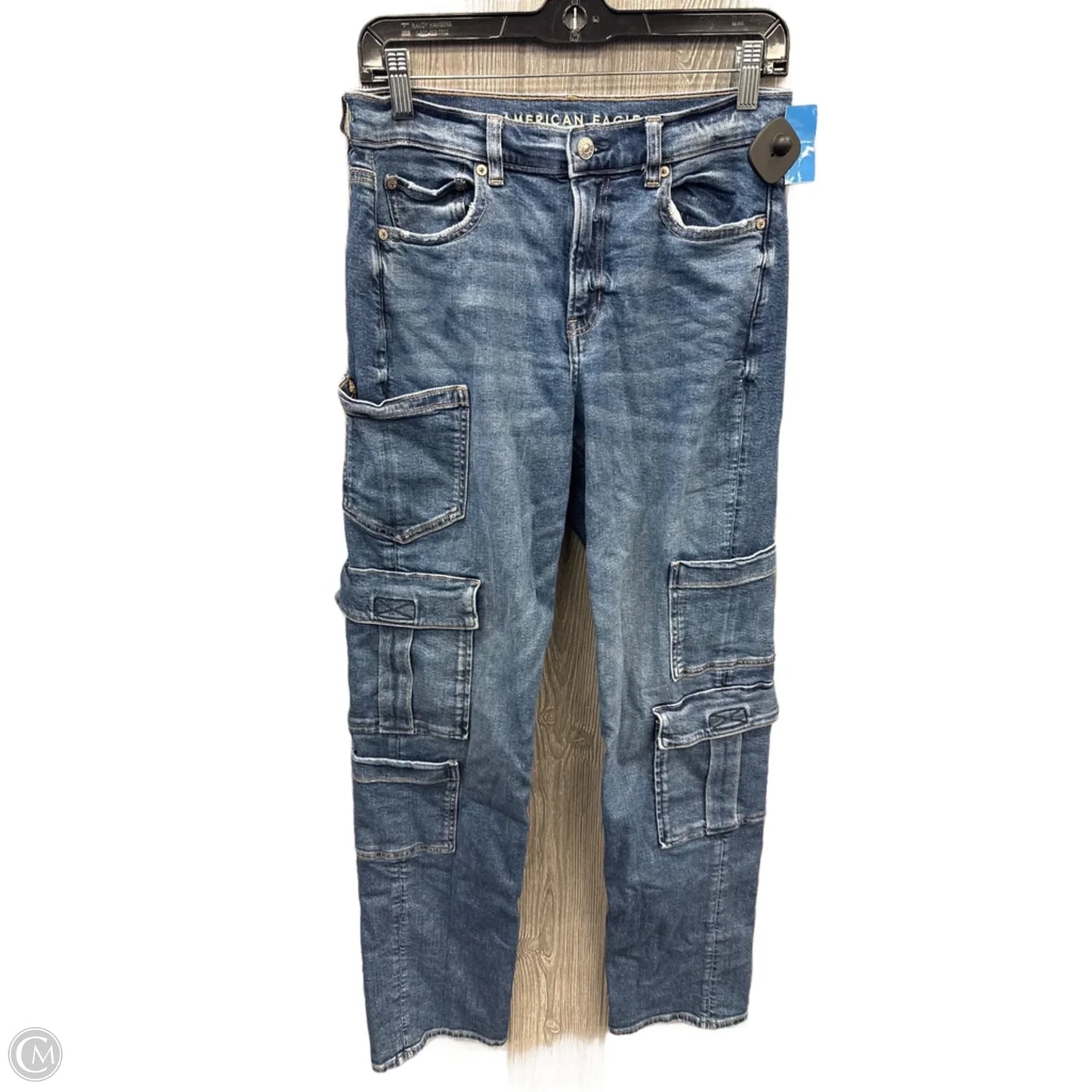 Jeans Straight By American In Blue Denim, Size: 4