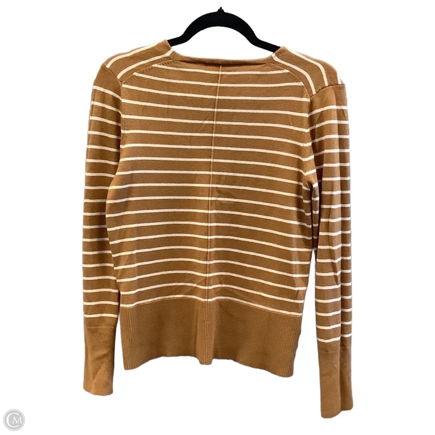 Top Long Sleeve By Loft In Gold, Size: M